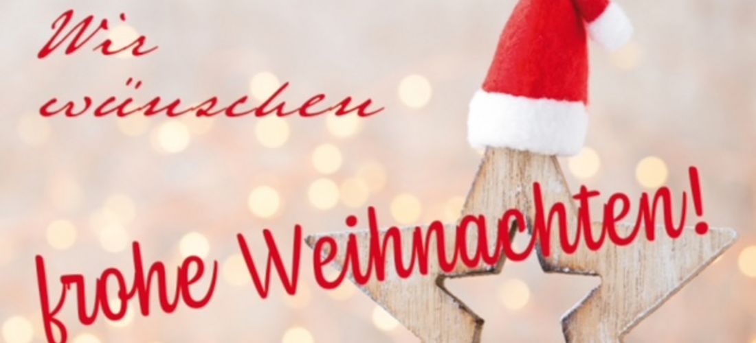 Frohe Weihnachten und ein glückliches neues Jahr